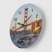 Golden Gate Bridge Große Wanduhr (Winkel)