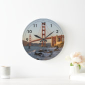 Golden Gate Bridge Große Wanduhr (Zuhause)