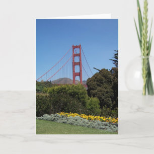 Golden gate bridge-Gruß-Karte Karte