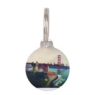 Golden gate bridge haustiermarke