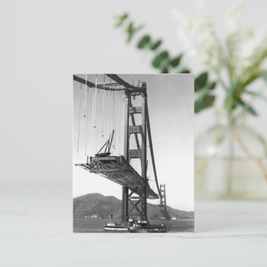 Golden Gate Bridge I Postkarte (Stehend Vorderseite)