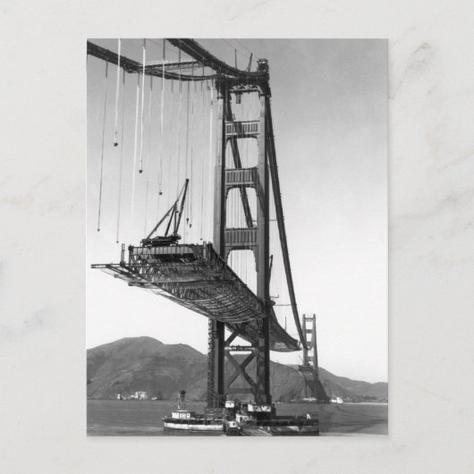 Golden Gate Bridge I Postkarte (Vorderseite)