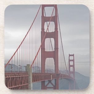 Golden gate bridge im Nebel Getränkeuntersetzer