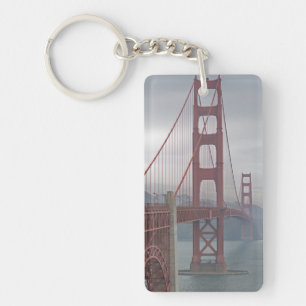 Golden gate bridge im Nebel Schlüsselanhänger