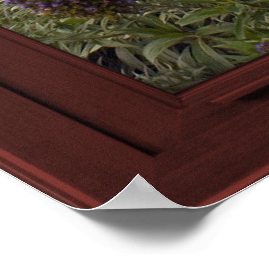 Golden Gate Bridge Imitate Kirschholz Fenster Poster (Ecke)