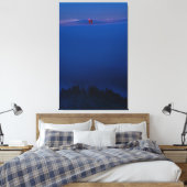 Golden Gate Bridge in Nebel bei Nacht Leinwanddruck (Insitu (Schlafzimmer))