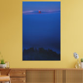 Golden Gate Bridge in Nebel bei Nacht Leinwanddruck (Insitu (Wohnzimmer))
