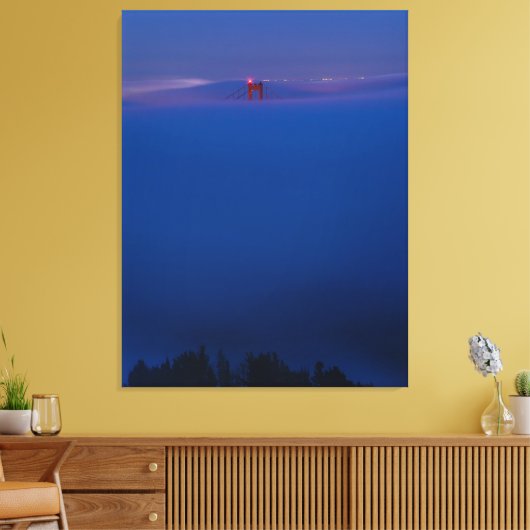 Golden Gate Bridge in Nebel Leinwanddruck (Insitu (Wohnzimmer))
