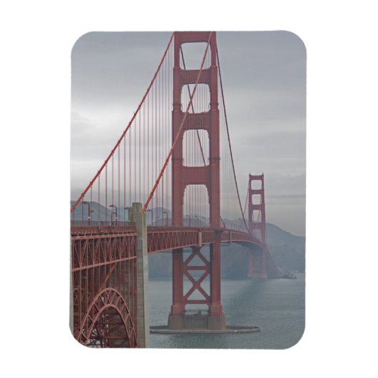 Golden Gate Bridge in Nebel. Magnet (Vertikal)