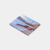 Golden Gate Bridge in San Francisco, Baker Beach Post-it Klebezettel (angewinkelt)