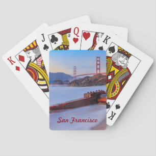 Golden Gate Bridge in San Francisco, Baker Beach Spielkarten