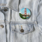 Golden gate bridge in San Francisco Button (Beispiel)