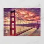 Golden Gate Bridge in San Francisco, California. Postkarte<br><div class="desc">Golden Gate Bridge</div>