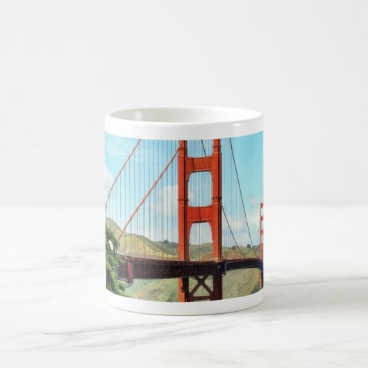 Golden gate bridge in San Francisco Kaffeetasse (Mittel)