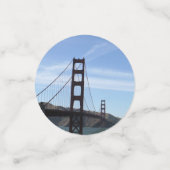 Golden Gate Bridge in San Francisco, Kalifornien Konfetti (Klein Vorderseite)