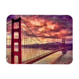 Golden gate bridge in San Francisco, Kalifornien Magnet