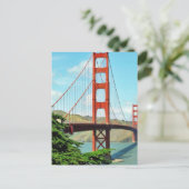 Golden Gate Bridge in San Francisco Postkarte (Stehend Vorderseite)