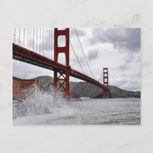 Golden Gate Bridge in San Francisco, vom Fort aus Postkarte