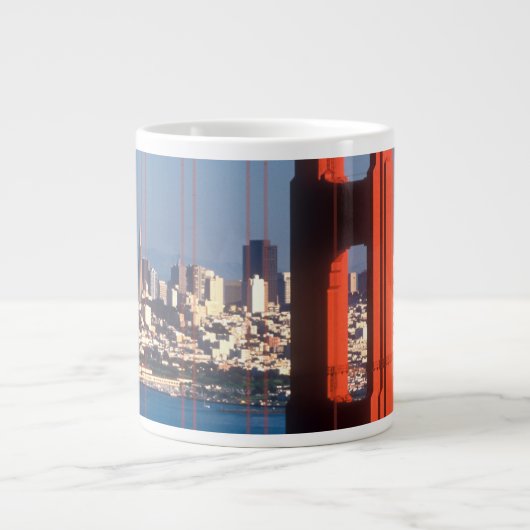 Golden Gate Bridge Jumbo-Tasse (Vorderseite)