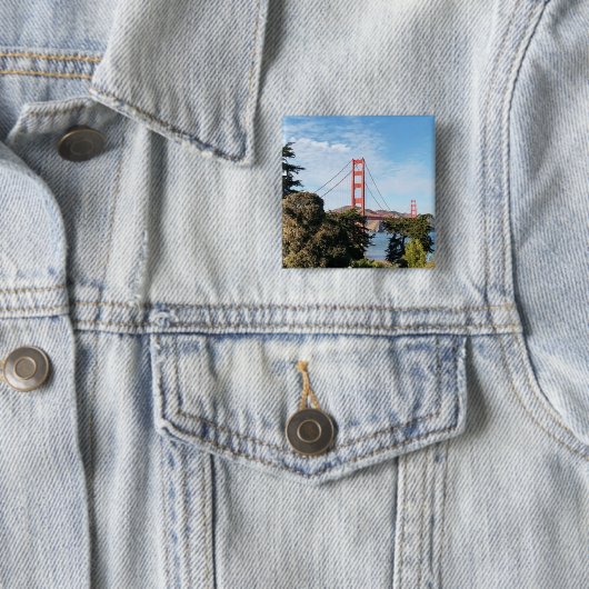 Golden Gate Bridge, Kalifornien CA Button (Beispiel)