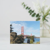 Golden Gate Bridge, Kalifornien CA Postkarte (Stehend Vorderseite)