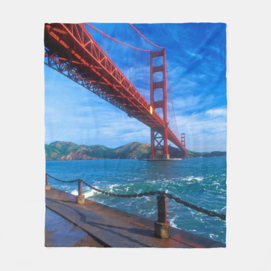 Golden Gate Bridge, Kalifornien Fleecedecke (Vorderseite)