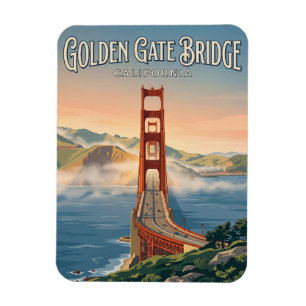 Golden Gate Bridge Kalifornien Magnet