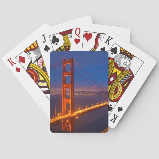 Golden Gate Bridge, Kalifornien Spielkarten (Rückseite)