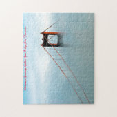 Golden Gate Bridge Kalifornien.Weihnachtsgrüße Puzzle (Vertikal)