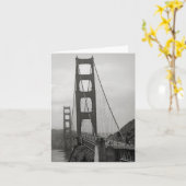 Golden gate bridge karte (Gelbe Blume)