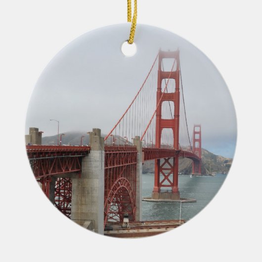 Golden gate bridge keramik ornament (Vorne)