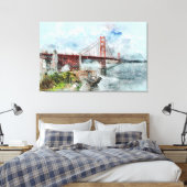 Golden Gate Bridge Leinwanddruck (Insitu (Schlafzimmer))