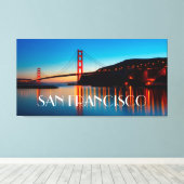 Golden Gate Bridge Leinwanddruck (Insitu (Holzboden))