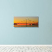 Golden Gate Bridge Leinwanddruck (Insitu (Holzboden))