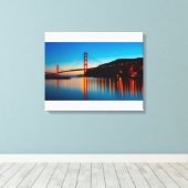 Golden Gate Bridge Leinwanddruck (Insitu (Holzboden))