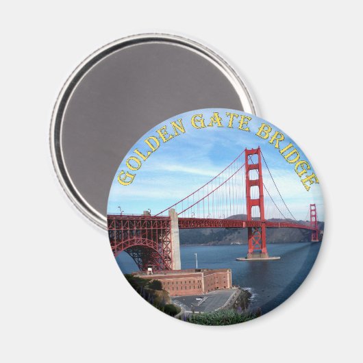 Golden Gate Bridge Magnet (Vorderseite/Rückseite)