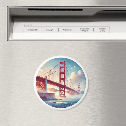 Golden Gate Bridge Magnet (In Situ (Geschirrspüler))