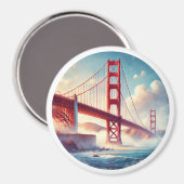 Golden Gate Bridge Magnet (Vorderseite/Rückseite)