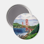 Golden Gate Bridge Magnet (Vorderseite/Rückseite)