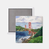 Golden Gate Bridge Magnet (Vorderseite/Rückseite)