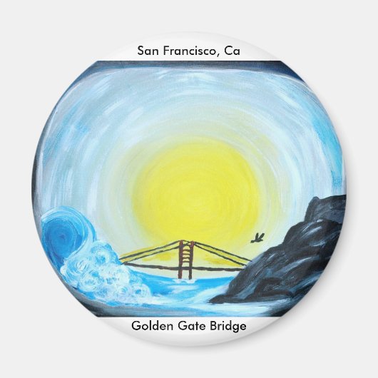 Golden Gate Bridge Magnet (Vorne)