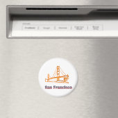Golden Gate Bridge Magnet (In Situ (Geschirrspüler))