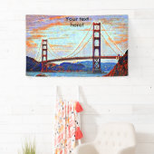 Golden Gate Bridge Malerei Banner (Insitu)
