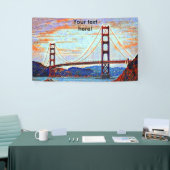 Golden Gate Bridge Malerei Banner (Messeveranstaltung)