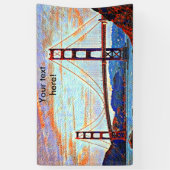 Golden Gate Bridge Malerei Banner (Vertikal)