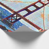 Golden Gate Bridge Malerei Geschenkpapier (Ecke)