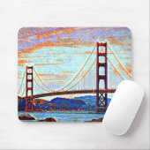 Golden Gate Bridge Malerei Mousepad (Mit Mouse)