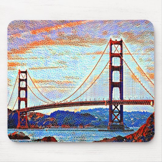 Golden Gate Bridge Malerei Mousepad (Vorne)