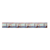 Golden Gate Bridge Malerei Satinband (Vorderseite)