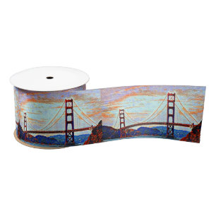 Golden Gate Bridge Malerei Satinband